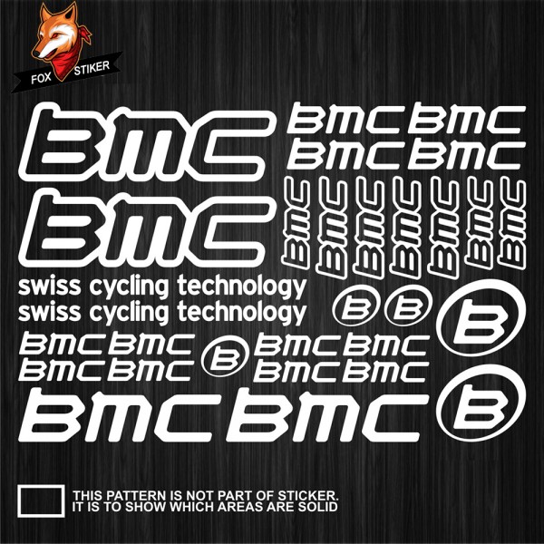 Bicycle Frame Decal Stickers BMC 01